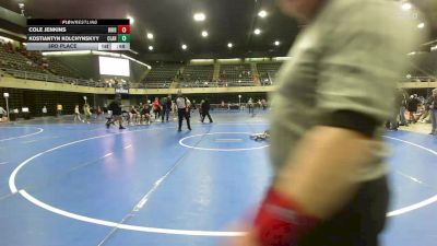 3rd Place - Cole Jenkins, Bridgeton vs Kostiantyn Kolchynskyy, Clarksburg