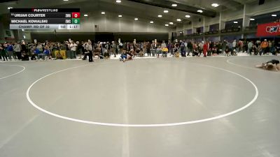 120 lbs Champ. Rd Of 32 - Michael Kowalski, Empire Wrestling Club vs Urijah Courter, Sebolt Wrestling Academy