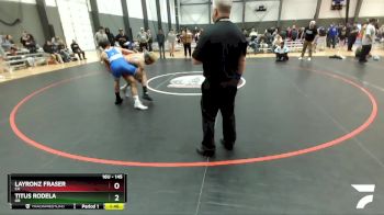145 lbs Cons. Round 4 - Layronz Fraser, CA vs Titus Rodela, OR