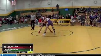 126 lbs Cons. Round 2 - William Jackson, PORT CLINTON vs Owen Shanahan, FREMONT ROSS