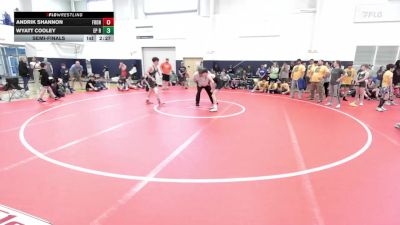 114 lbs Semifinal - Andrik Shannon, Front Royal WC-MS vs Wyatt Cooley, EP Rattlers-MS
