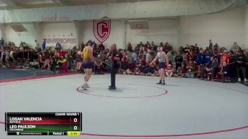 132 lbs Champ. Round 1 - Leo Paulson, Columbine vs Logan Valencia, Bayfield