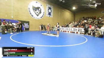 113 lbs Champ. Round 2 - Caine Martin, Camarillo vs Hunter Winkle, Nipomo