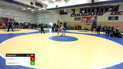 123 lbs Round Of 32 - Dominic Graff, Bixby (OK) vs Jose Gael Moreno, Kofa (AZ)