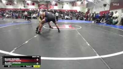 165 lbs Cons. Round 1 - Elijah Sudaria, John F Kennedy -Fremont vs Elijah Camacho, Capuchino