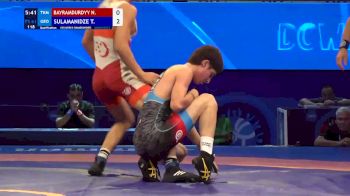 61 kg Qualif. - Nuryagdy Bayramdurdyyev, Turkmenistan vs Tamazi Sulamanidze, Georgia