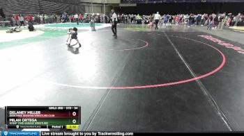 54 lbs Cons. Semi - Delaney Miller, Deer Park Ironman Wrestling Club vs Milah Ortega, Scrap Yard Garage Wrestling