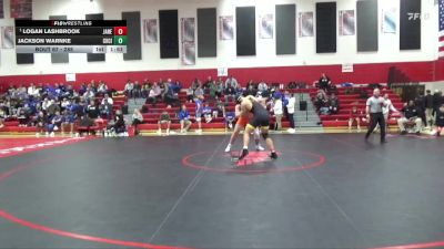 285 lbs Quarterfinal - Logan Lashbrook, Janesville vs Jackson Warnke, Charles City
