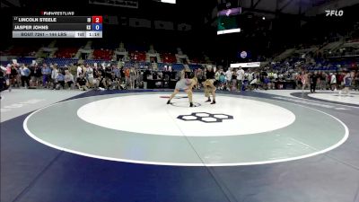 144 lbs Cons. Sub-rd Of 32 - Lincoln Steele, ID vs Jasper Johns, KS