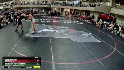 189 lbs Semis & 1st Wrestleback (8 Team) - Seth Martin, Post Falls vs Jackson Rotterman, Saint Pius X (Kansas City)