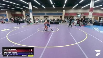 144 lbs Cons. Round 3 - Cruz Morales, NB Elite Wrestling Club vs Zachary Negro, KT 3 Style Wrestling Club