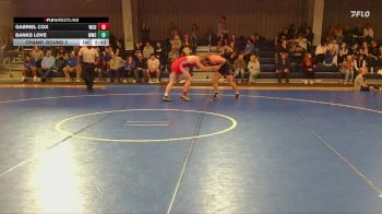 184 lbs Champ. Round 2 - Gabriel Cox, Western Colorado University vs Banks Love, Western Wyoming College