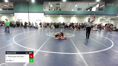 90 lbs Consi Of 8 #2 - Carlos Rodriguez De Cespedes, FL vs William Max, CA