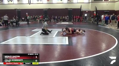 JV-8 lbs Quarterfinal - Collin McDermott, Linn-Mar vs Wesley Gaston, Union, LaPorte City