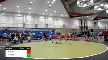 141 lbs Cons. Round 7 - Tony Wood, Jay County Wrestling Club vs Jimmy Mastny, Alber Athletics