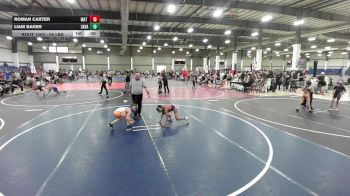 65 lbs 2nd Place - Roman Carter, Mat Demon WC vs Liam Baker, Savage House WC