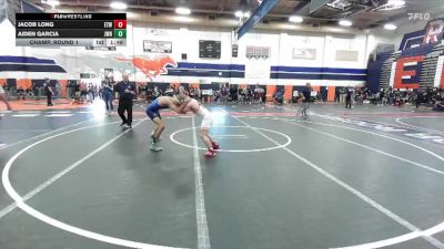 106 lbs Champ. Round 1 - Aiden Garcia, JW North vs Jacob Long, Etiwanda