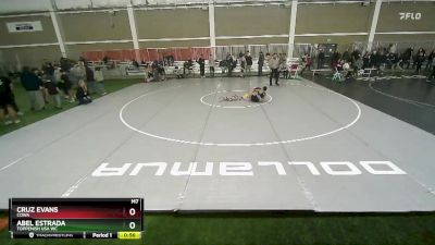 80 lbs Quarterfinal - Cruz Evans, COWA vs Abel Estrada, Toppenish USA WC