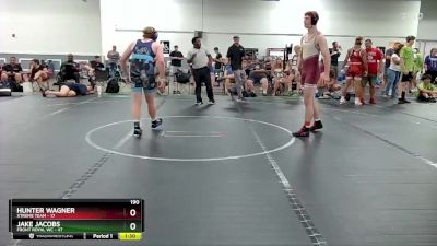 190 lbs Round 5 (8 Team) - Jake Jacobs, Front Royal WC vs Hunter Wagner, Xtreme Team