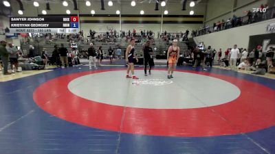 150 lbs 3rd Place - Sawyer Johnson, Rockmart Takedown Club vs Kristiyan Georgiev, Roundtree Wrestling Academy