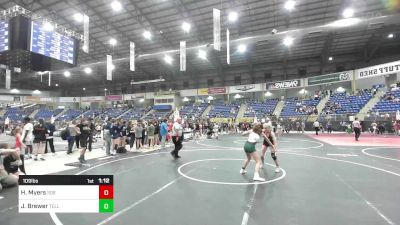 109 lbs Quarterfinal - Hayleigh Myers, 308 Wr Ac vs Jasmine Brewer, Teller Takedown WC