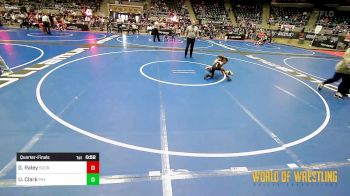 58 lbs Quarterfinal - Garrett Raley, Scorpions vs Uzziah Clark, Pin-King All Stars