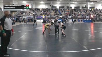 AA 120 lbs Cons. Round 2 - Christian Hernandez-Perez, West Creek High School vs Edge Leoncio, Arlington High School