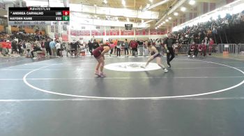 132 lbs Round Of 16 - Andrea Carvalho, Lowell vs Hayden Kane, Natick