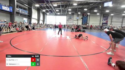 70 lbs Rr Rnd 3 - Cameron Curtis, Team Gotcha vs Benex Velasco, NC National Team