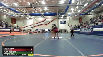 155 lbs Champ. Round 2 - Maya Bennett, Springfield [Coop] vs Violet Mayo, Morton Cicero