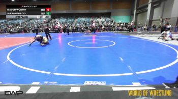 85 lbs 3rd Place - Mason Worthy, Washington Twp vs Alexander Cid, Toss Em Up