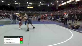 126 lbs Round Of 64 - Josiah Johnson, Independent vs Kaden Thornsberry, Hughson