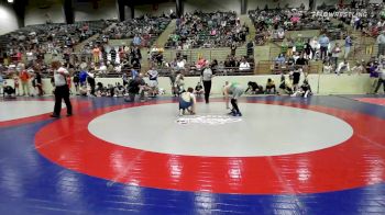 130 lbs Quarterfinal - Beckett Bovenizer, West Forsyth Wrestling Club vs Rebel Walker, Franklin County Youth Wrestling