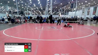 287 lbs Rr Rnd 5 - Marcus Burgos, Journeymen Wrestling vs Luke Saravia, Pirate Wrestling Club