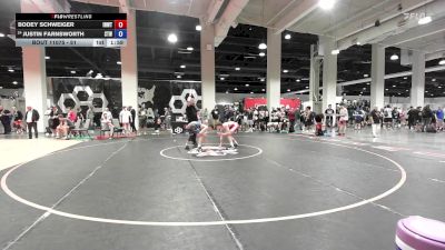 51 lbs Cons. Round 2 - Bodey Schweiger, Inland Northwest Wrestling Training Center vs Justin Farnsworth, Steller Trained Wrestling