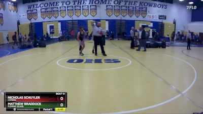 120 Gold Cons. Semi - Matthew Braddock, Fleming Island vs Nicholas Schuyler, Camden