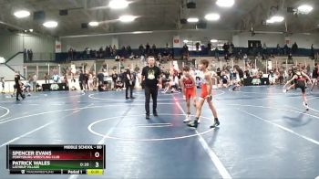 80 lbs Cons. Round 5 - Patrick Wales, Lathrup Village vs Spencer Evans, Perrysburg Wrestling Club