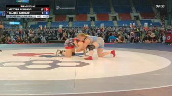 145 lbs Cons. Semis - Victoria Alvarado, NY vs Allison Garbacz, IL