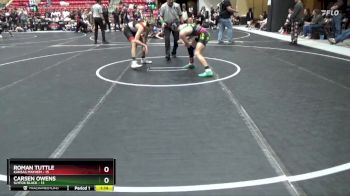 120 lbs Round 1 (6 Team) - Roman Tuttle, Kansas Mayhem vs Carsen Owens, SlyFox Black