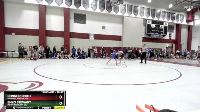 70-77 lbs Cons. Round 1 - Connor Smith, Midwest Xtreme WA vs Enzo Stewart, Perry Meridian WC