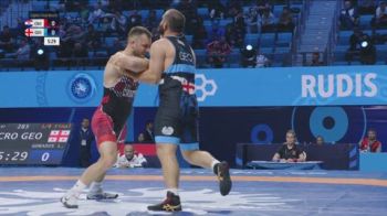 87 kg 1/8 Final - Ivan Huklek, Croatia vs Lasha Gobadze, Georgia