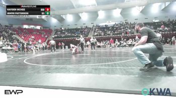 73 lbs Consi Of 8 #2 - Hayden McKee, IRONMEN Wrestling Club vs Jentri Patterson, N/A