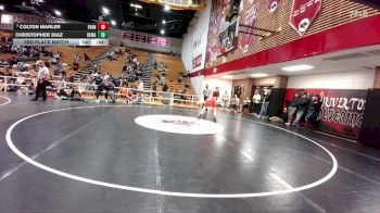 138 lbs 3rd Place Match - Christopher Diaz, Kelly Walsh vs Colton Marler, Evanston