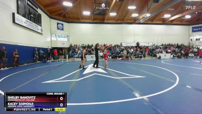 131 lbs Cons. Round 1 - Shelby Banovitz, Sacramento City College vs Kacey Daimonji, Arizona State University