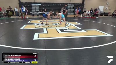 82 lbs Semifinal - Jackson Folkers, Moen Wrestling Academy vs Edisen Fullhart, Northeast Iowa Wrestling Club