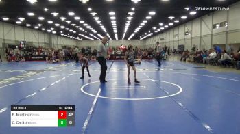 61 lbs Prelims - Bradley Martinez, POWA vs Cash Carlton, BAWC