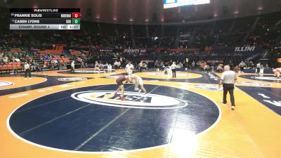 1A 190 lbs Champ. Round 1 - Frankie Solis, Marengo vs Casen Lyons, Springfield (Sacred Heart-Griffin)