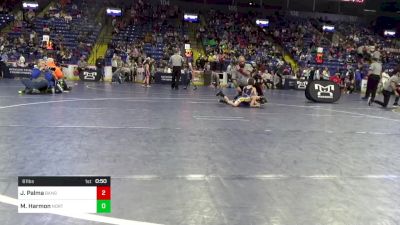 61 lbs Round Of 16 - Joseph Palma, Bangor vs Michael Harmon, Northwestern