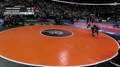 G120-4A Champ. Round 1 - Eruka Peterson, Walsenburg Jr/Sr High School Girls vs Kailey McGuire, Severance Girls