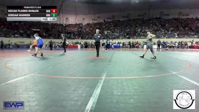 161 lbs Consi Of 32 #2 - Dason Flores, Marlow Outlaws Jh vs Ryson Wilson, Team Guthrie Wrestling